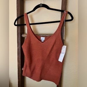 A New Day sweater tank NWT size medium